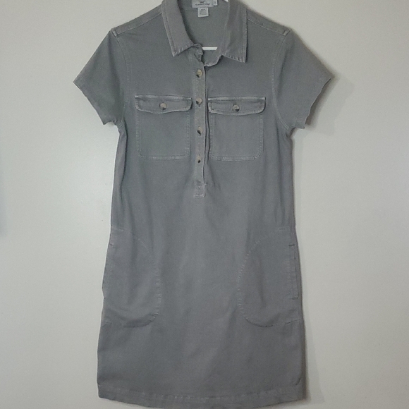 Vineyard Vines Dresses & Skirts - Vineyard Vines Utility Cotton Viscose Spandex Mini Dress Size 2 Chest Pockets